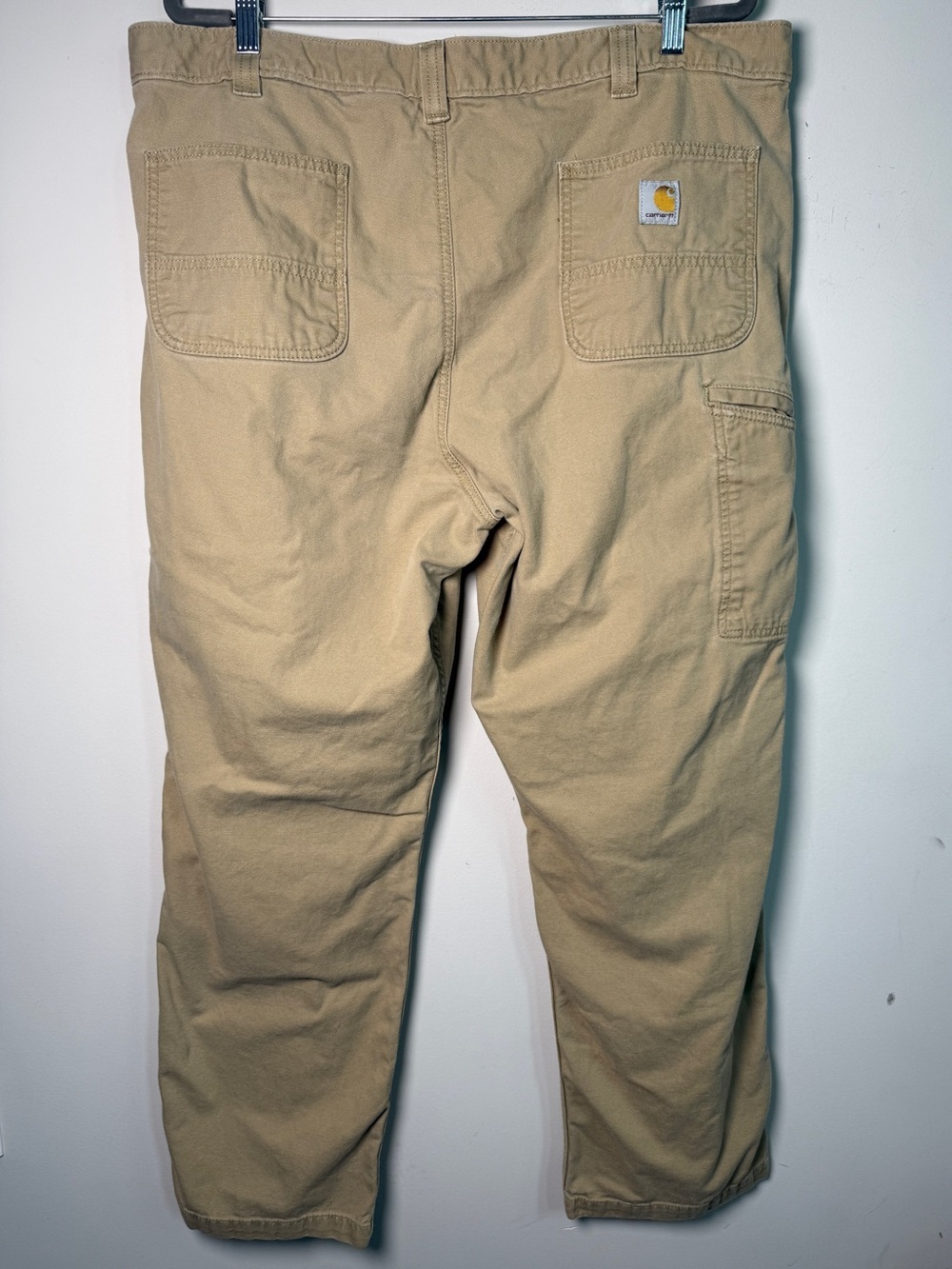Carhartt Rugged Flex Relaxed Fit Canvas 5-Pocket Work Pant Khaki Men’s 42x32